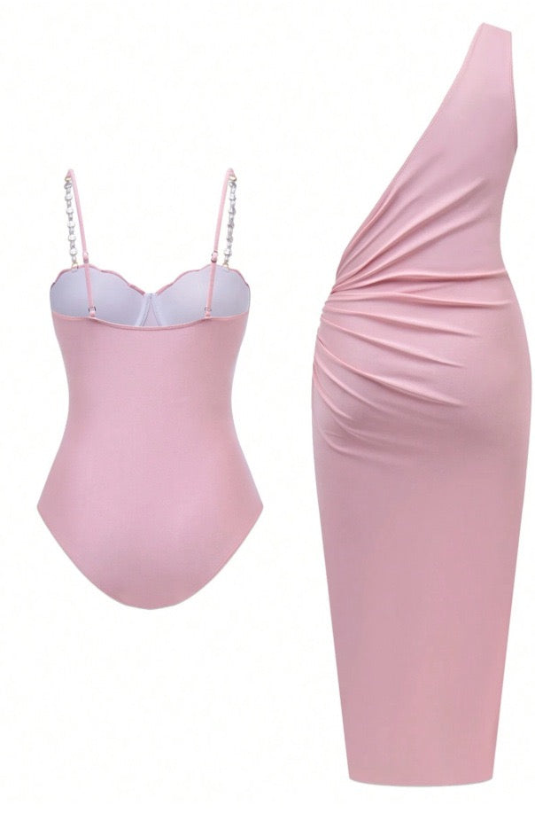 Pharıssa Pudra Monokini & Pareo Takımı