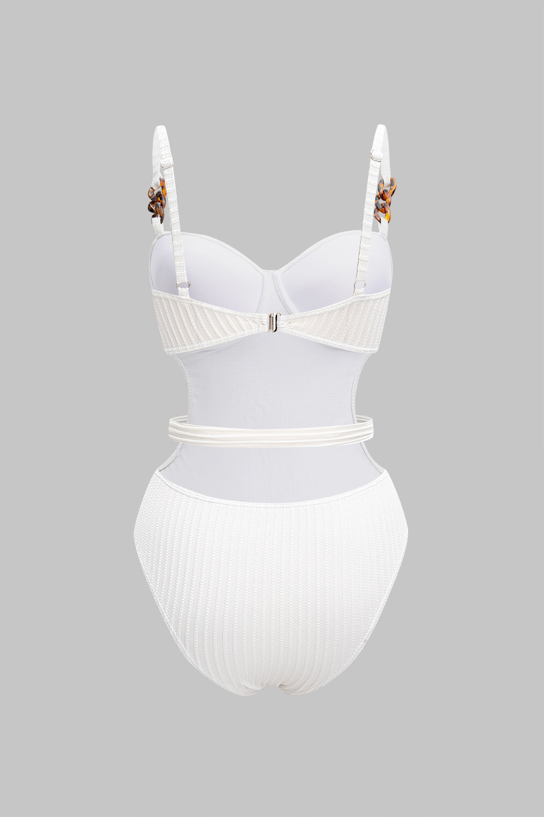 Pharıssa Pearl Belt Zincir Askılı Dokulu Mayo