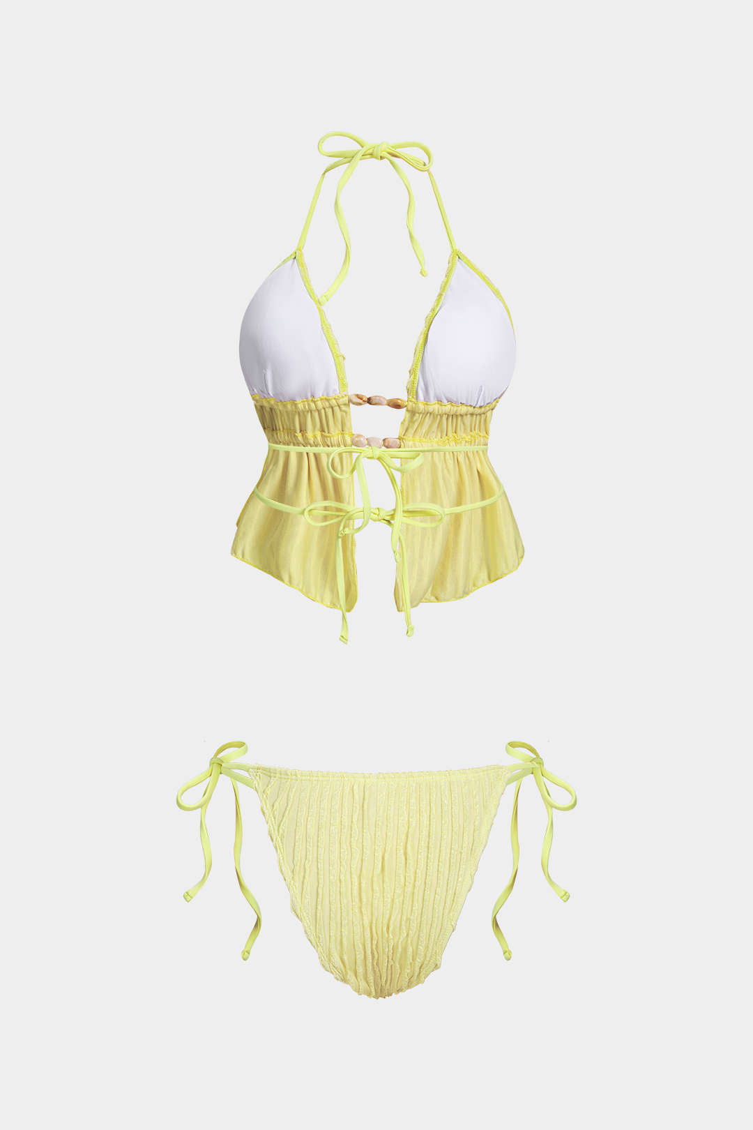 Pharıssa Halter Yaka Bağlamalı Bikini Seti