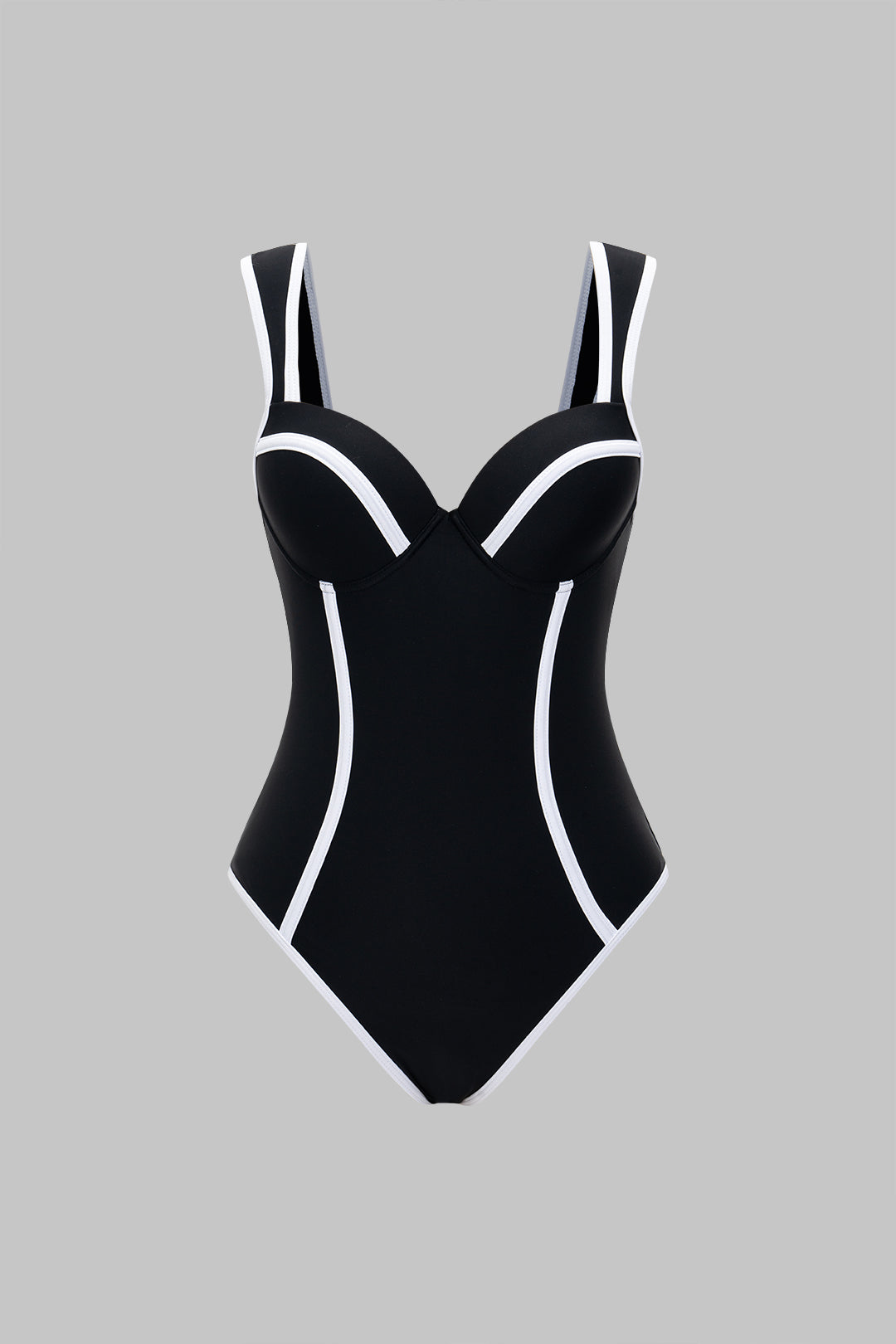 Pharıssa Noir Contour Tek Parça Mayo