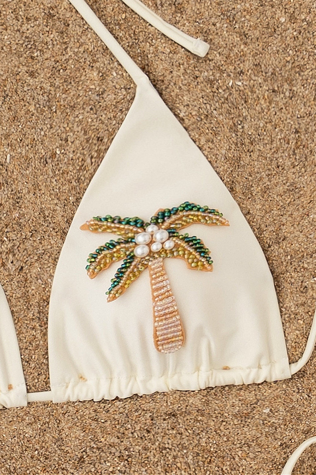 Pharıssa Boncuklu Palmiye Detaylı Bikini Takımı