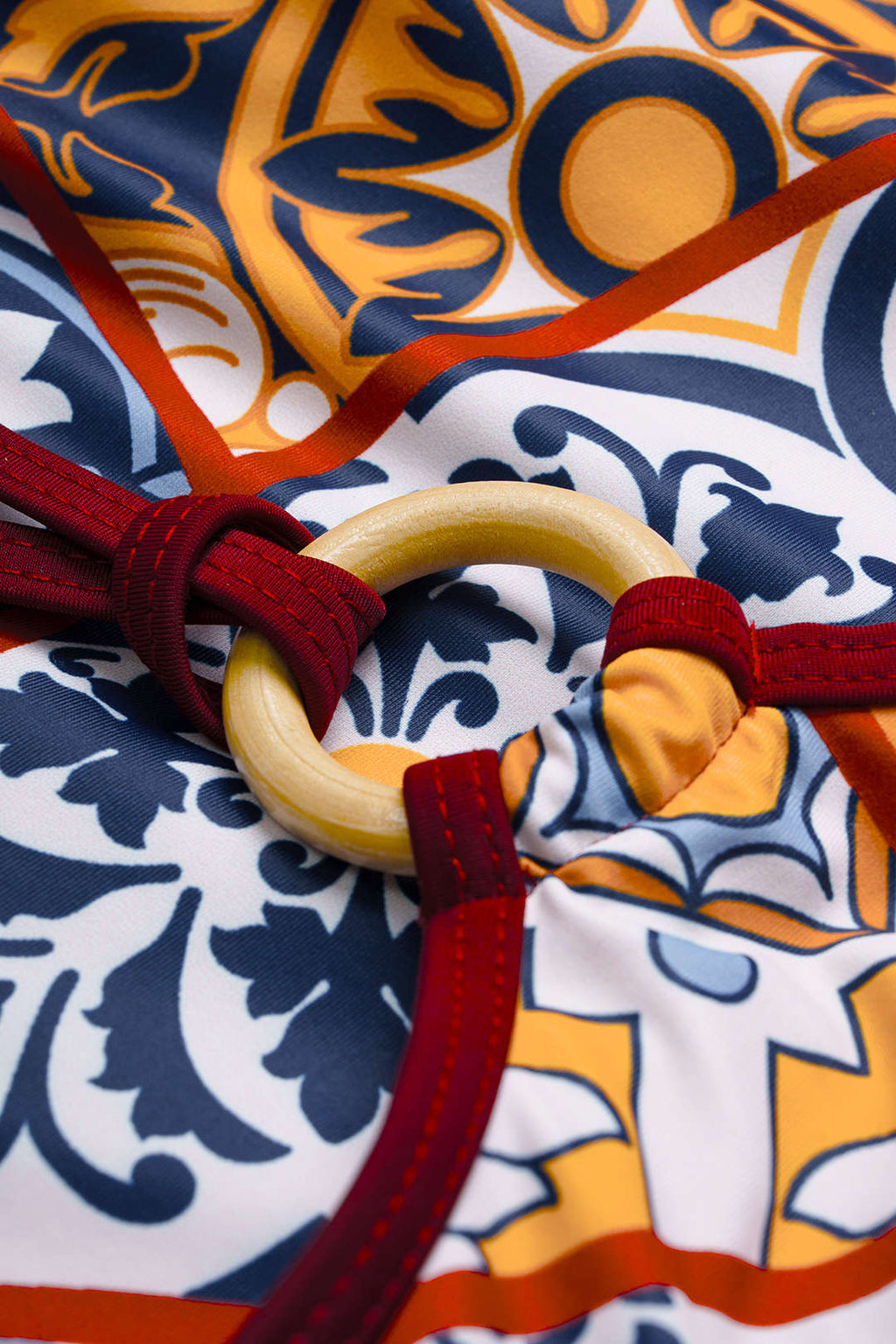 Pharıssa Desenli Halter Mayo