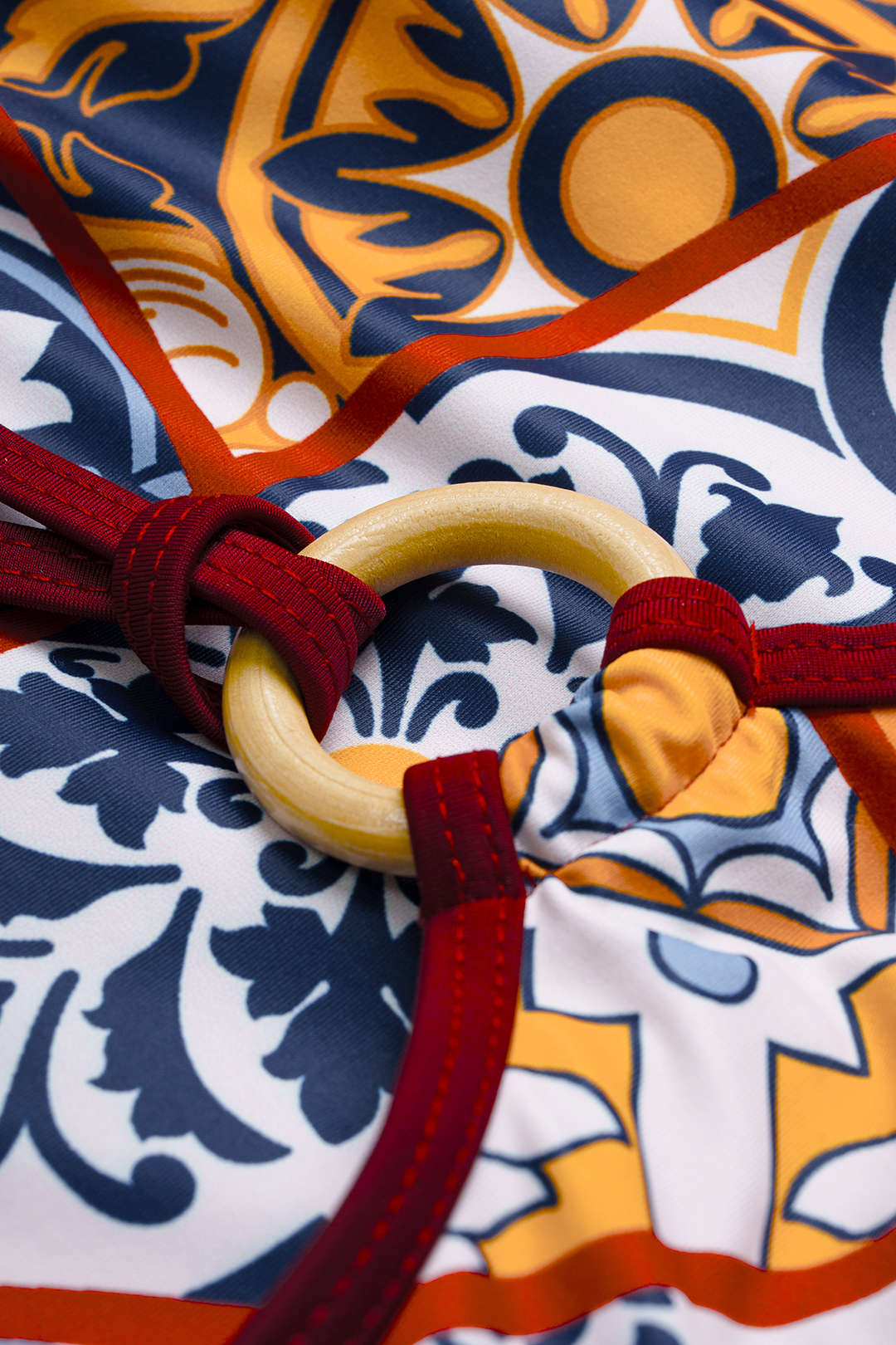Pharıssa Desenli Halter Mayo