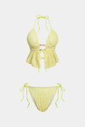Pharıssa Halter Yaka Bağlamalı Bikini Seti