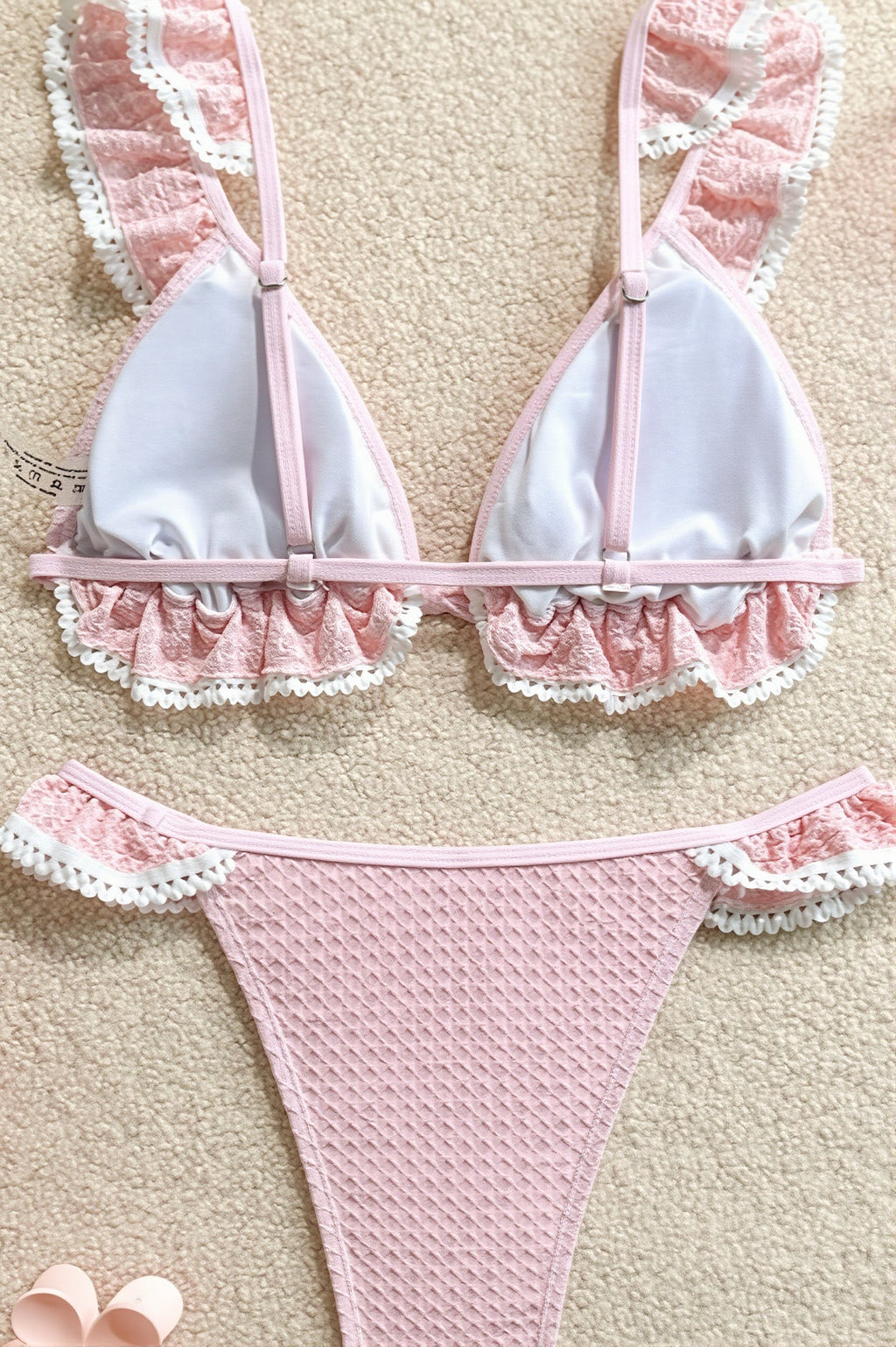 Pharıssa Dantelli Fırfırlı Bikini Takımı