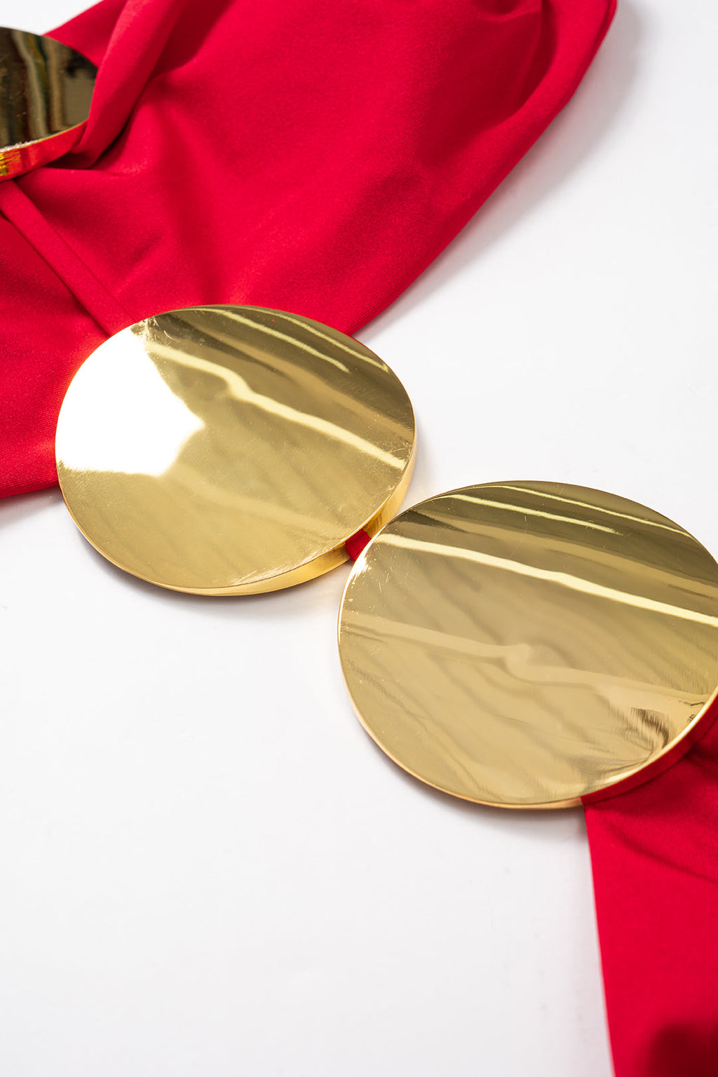 Pharıssa Kırmızı Gold Halter Bikini Takımı