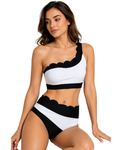Pharıssa Monochrome Tek Omuz Bikini Takımı