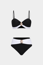 Pharıssa Siyah İnci Bikini Takımı