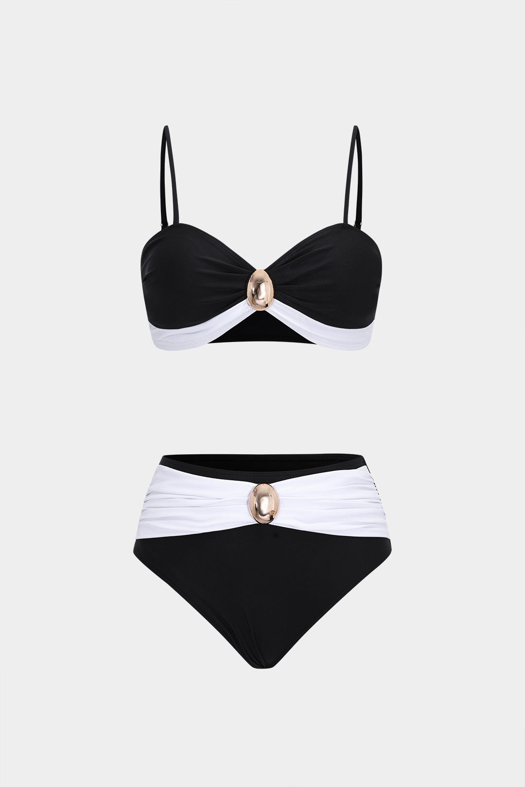 Pharıssa Siyah İnci Bikini Takımı