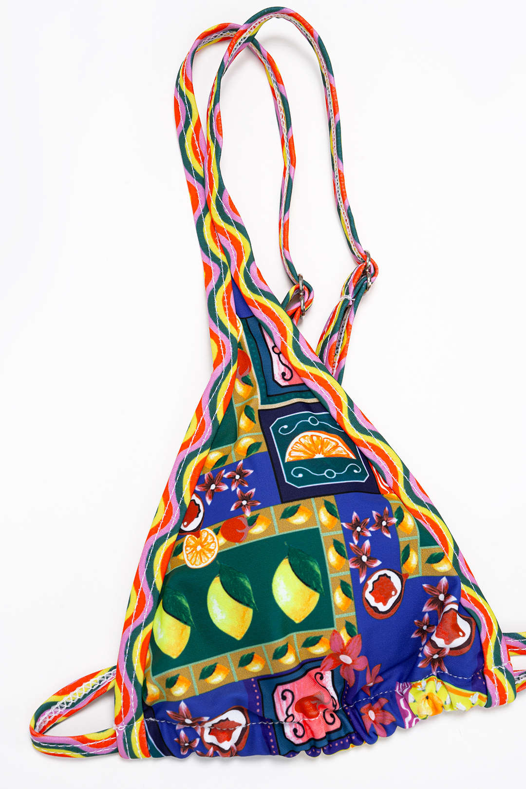 Pharıssa Fruit Color Block Print Bikini Set