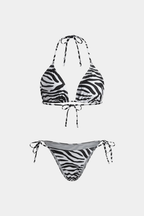 Pharıssa Zebra Çizgili Bikini