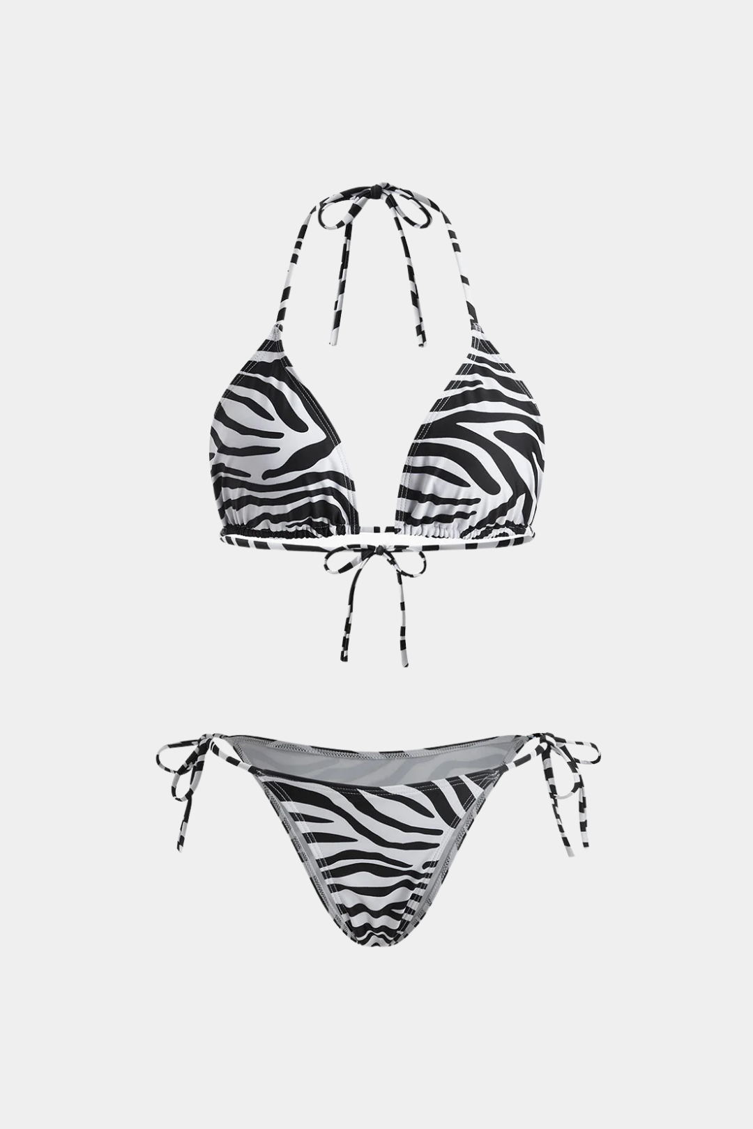 Pharıssa Zebra Çizgili Bikini