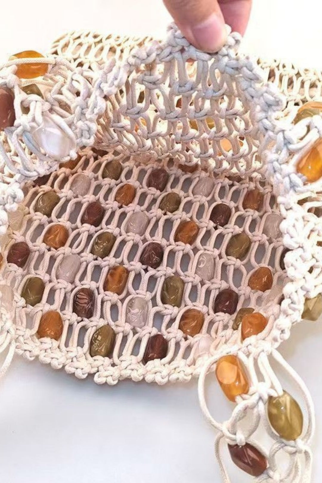 Pharıssa Amber Coast Woven Tote Bag