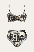 Pharıssa Geometrik Desenli Bikini Takımı