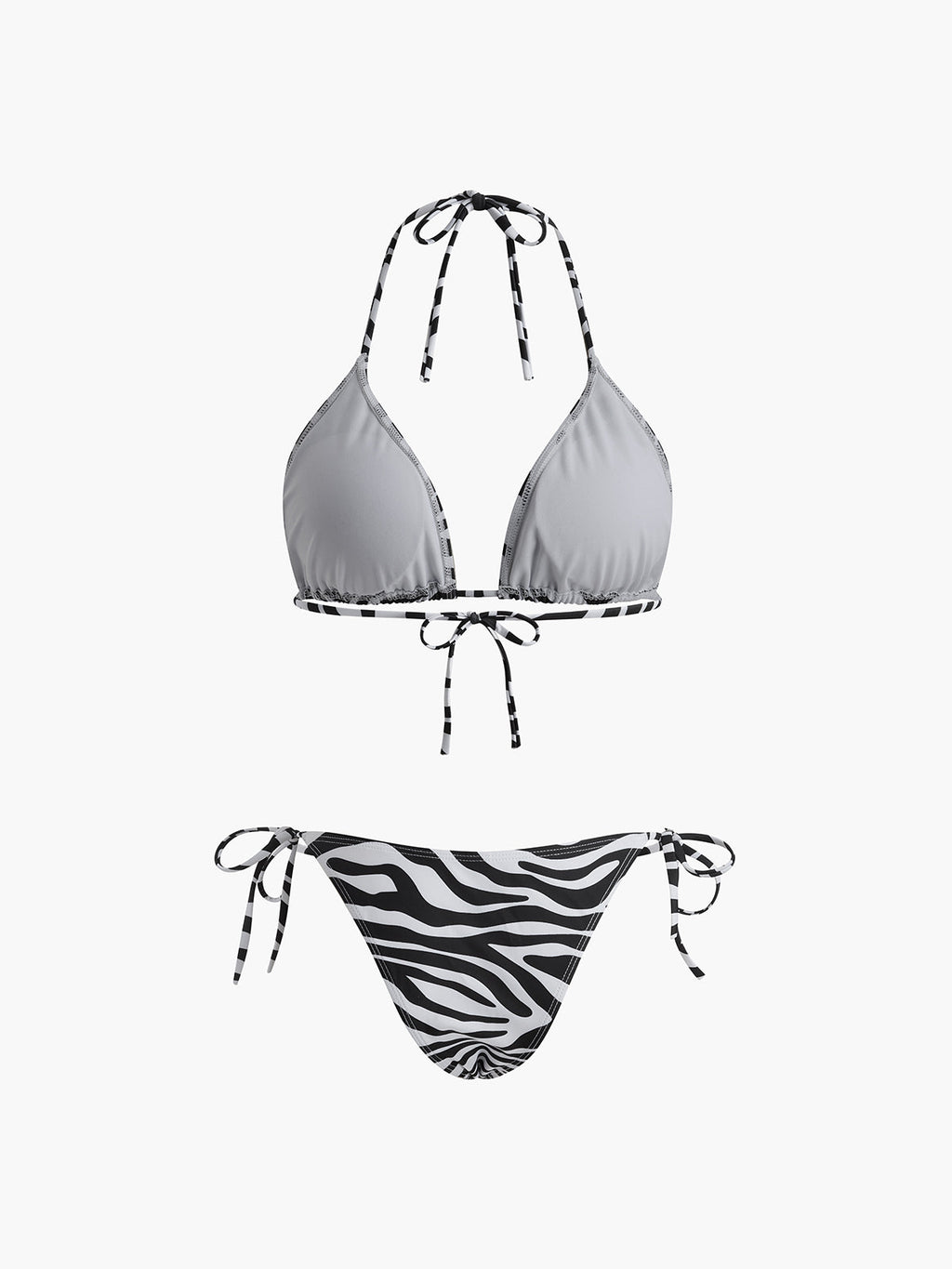 Pharıssa Zebra Çizgili Bikini