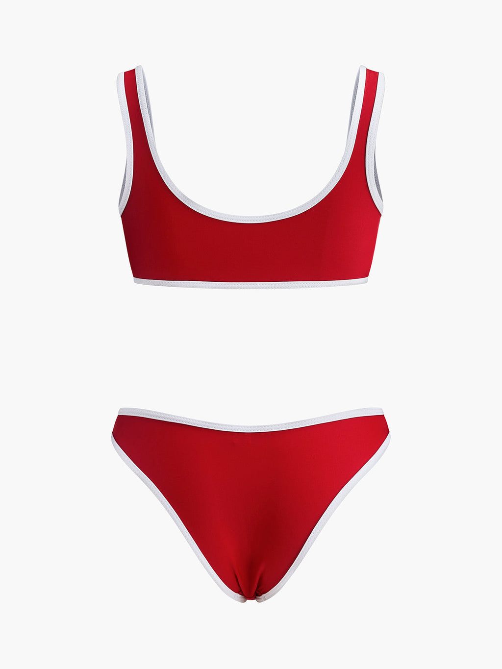 Pharıssa Kontrast Biyeli U Yaka Bikini Takımı