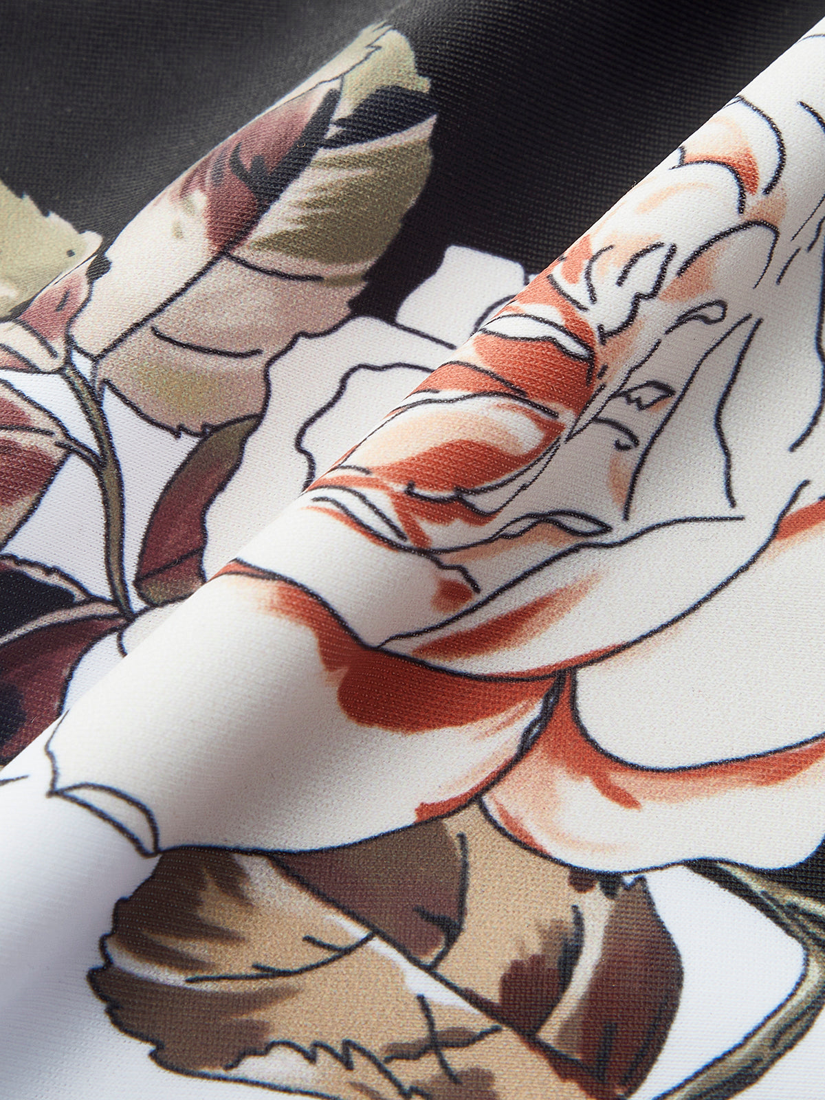 Pharıssa Floral Tie-Shoulder One-Piece Mayo & Pareo Takım
