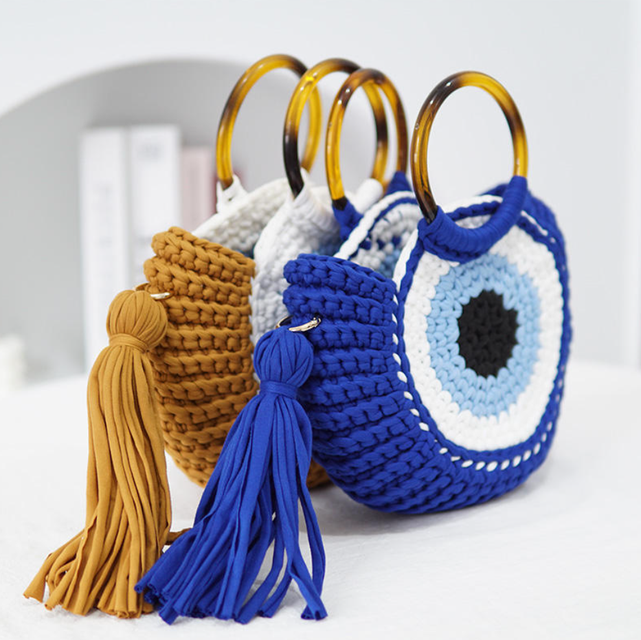 Pharıssa Blue Nazar Riviera Bag