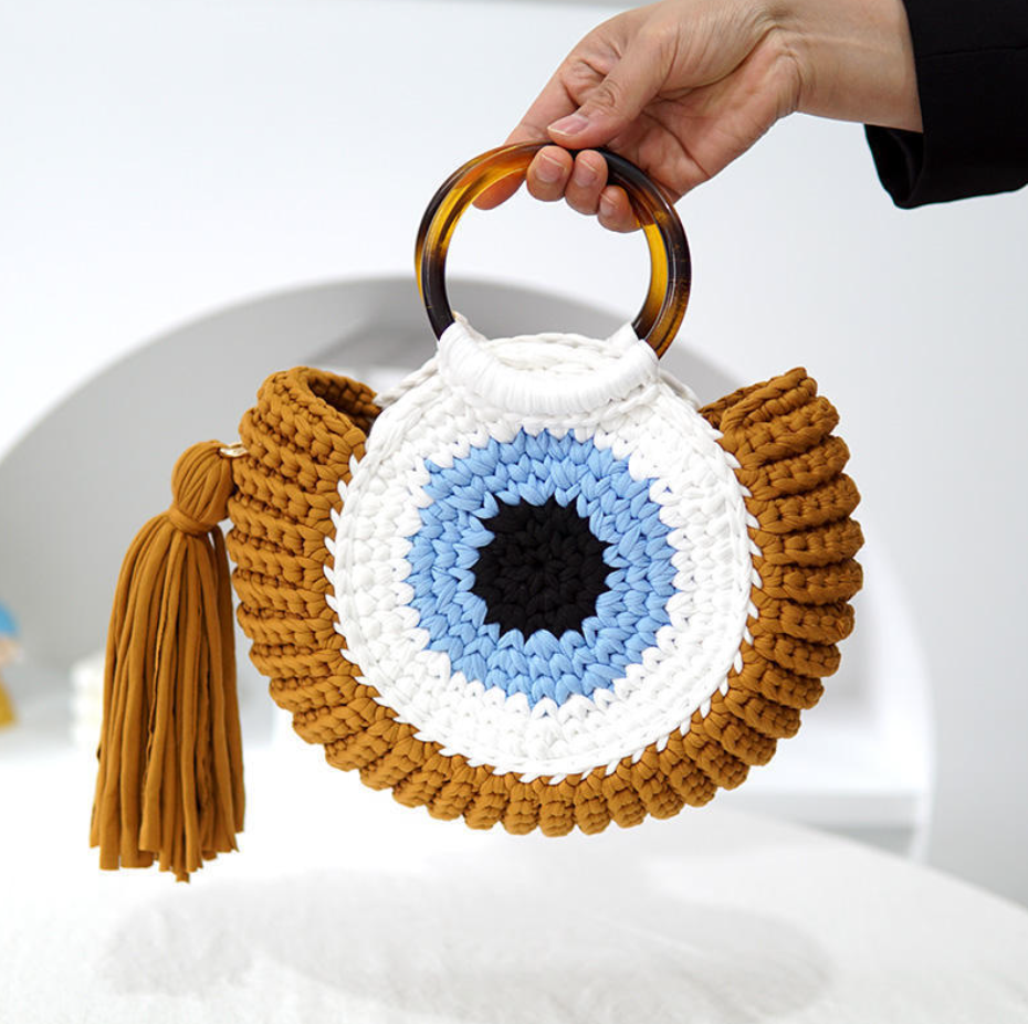 Pharıssa Blue Nazar Riviera Bag