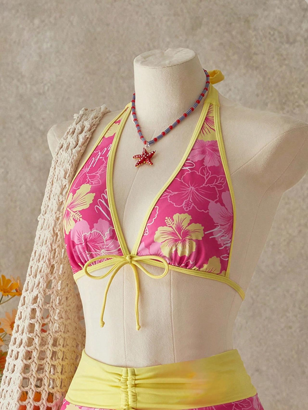 Pharıssa Felix Floral Bikini & Mini Skirt Set
