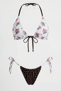 Pharıssa Desenli Halter Bikini Takımı
