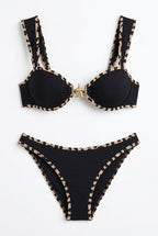 Pharıssa Leopar Patchwork Bikini Takımı