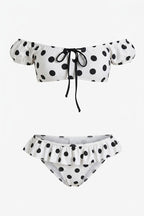Pharıssa Retro Puantiyeli Bikini Takımı