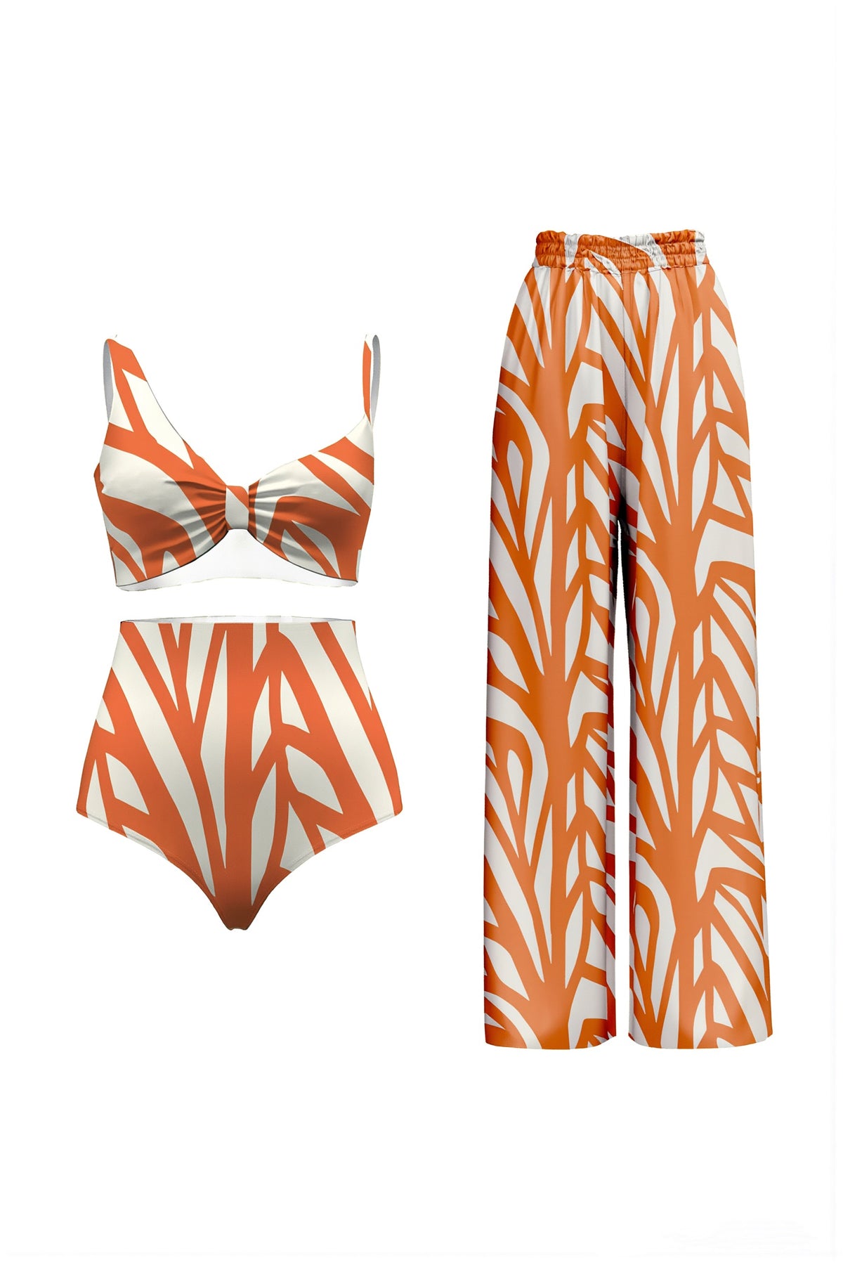 Pharıssa Crush Bikini With Pants Set