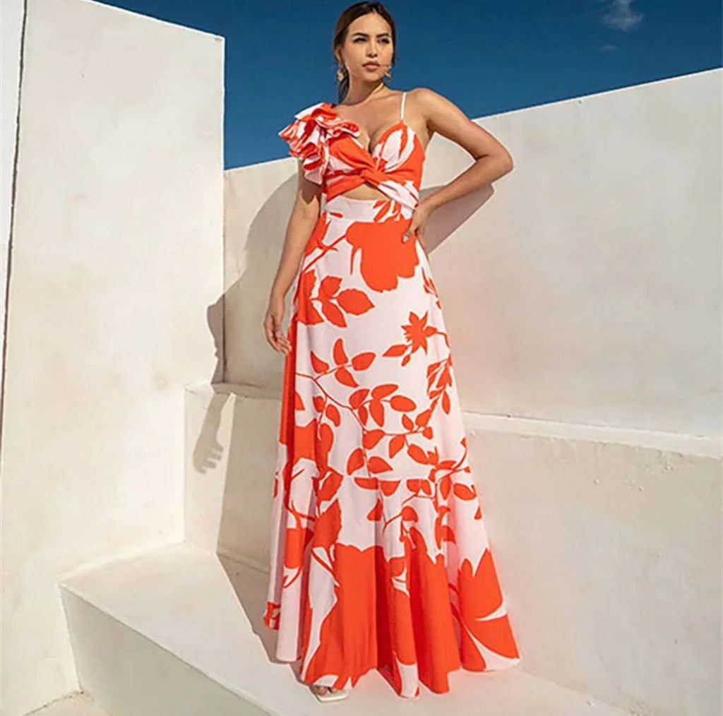 Pharıssa Harley Floral Swimsuit & Sarong Set