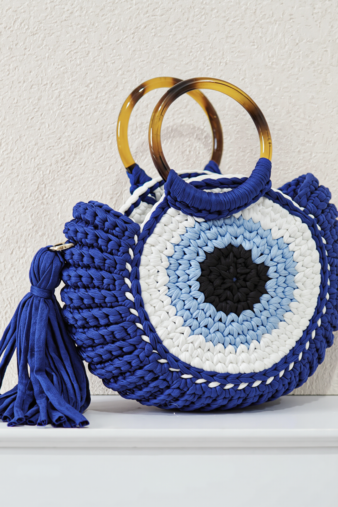 Pharıssa Blue Nazar Riviera Bag