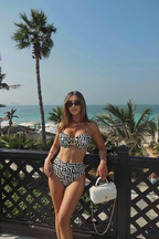 Pharıssa Geometrik Desenli Bikini Takımı