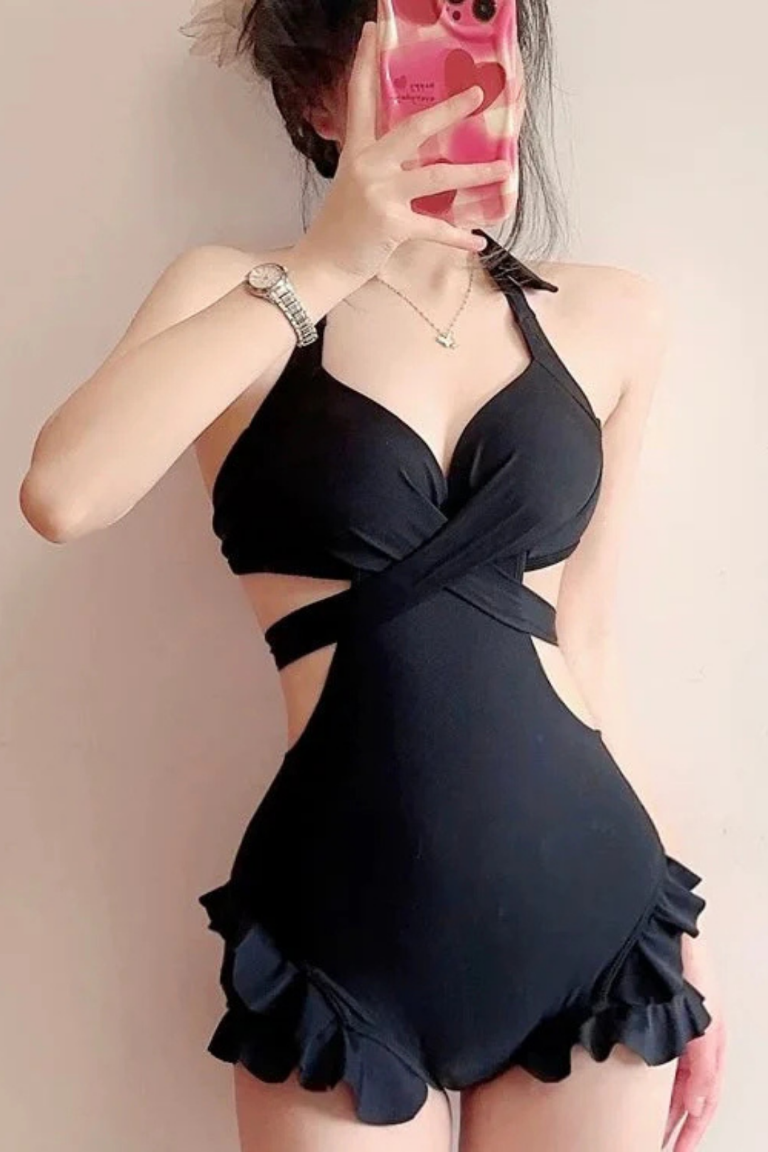 Pharıssa Pudra Monokini & Bolero Takımı