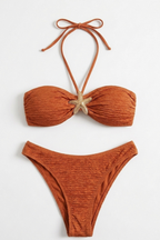 Pharıssa Deniz Yıldızı Detaylı Bikini & Etek Takımı