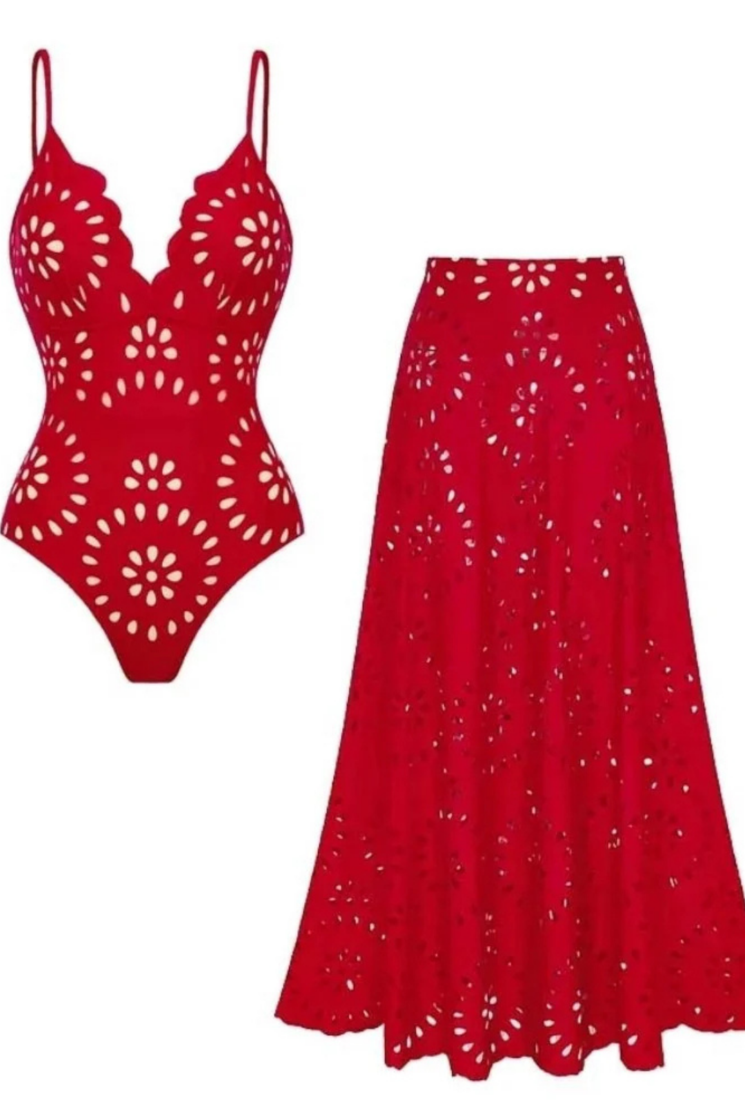 Pharıssa Scarlet Soleil Beach Set