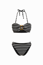 Pharıssa Marin Çizgili Bikini Takımı