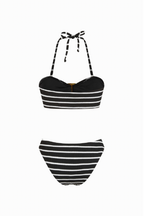 Pharıssa Marin Çizgili Bikini Takımı