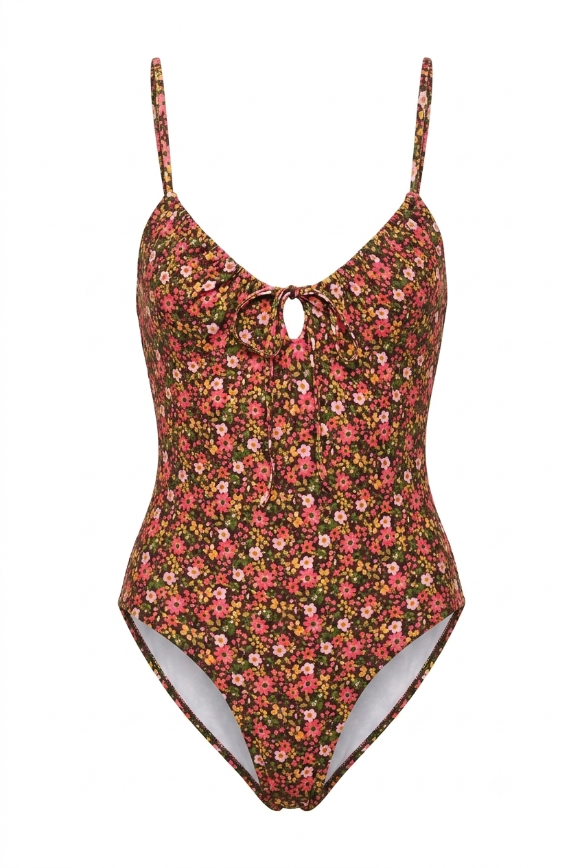 Pharıssa Floral Print Slimming One Piece Set