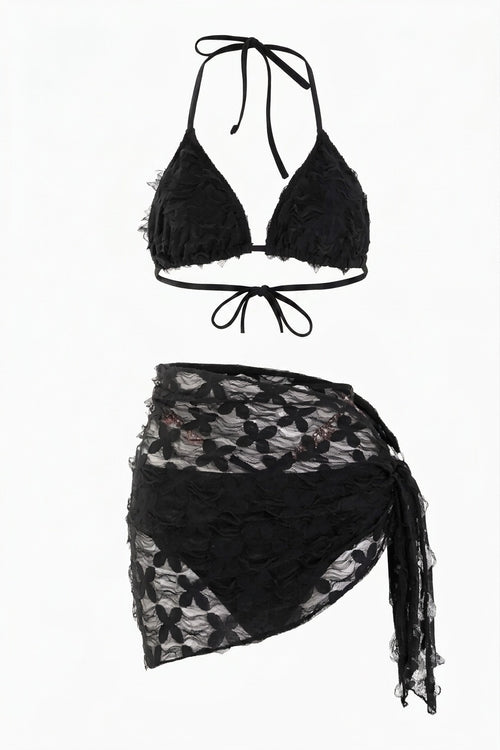Pharıssa 3D Floral Mesh Set