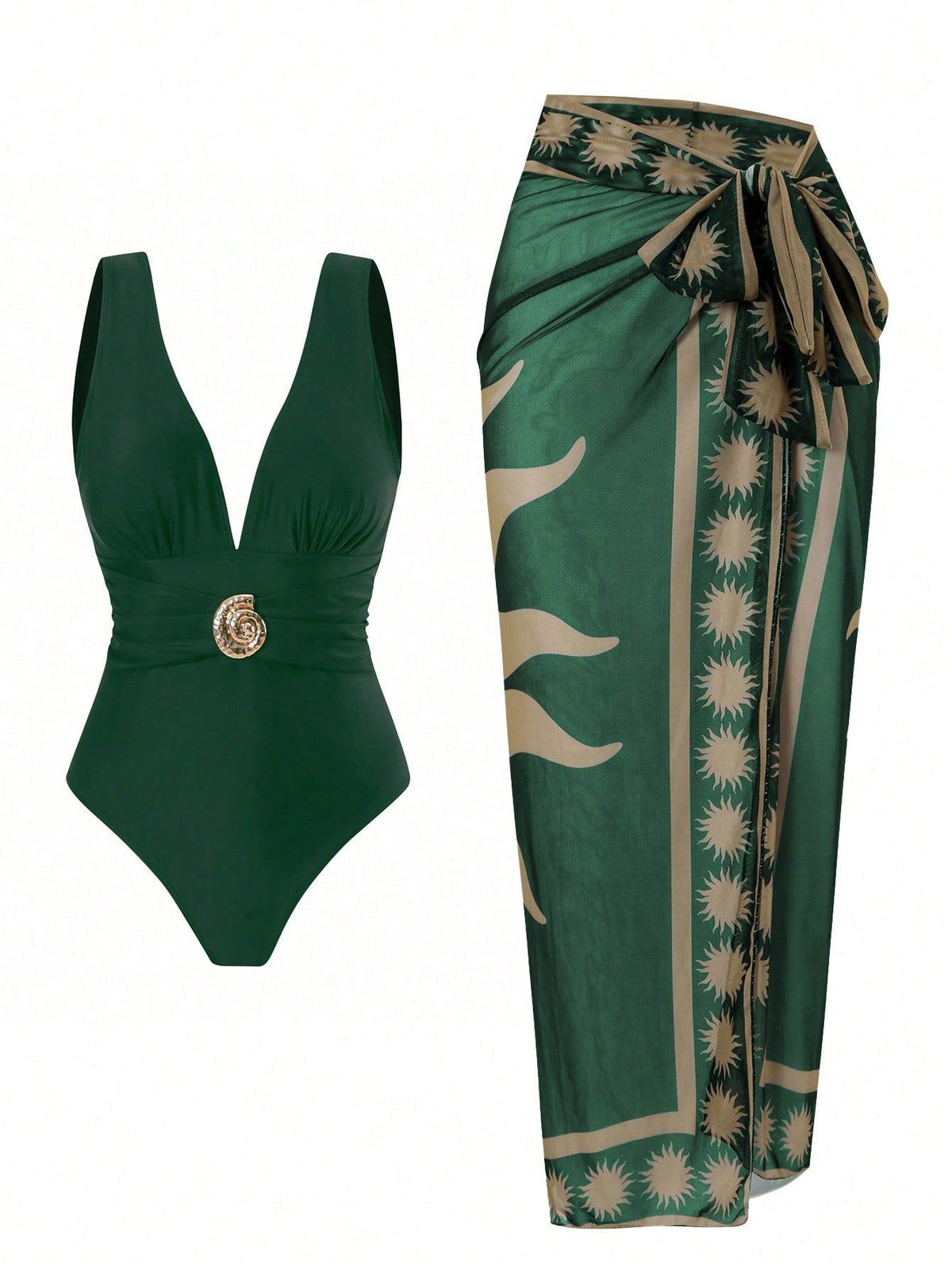 Pharıssa Emerald Soleil Mayo & Pareo Takım