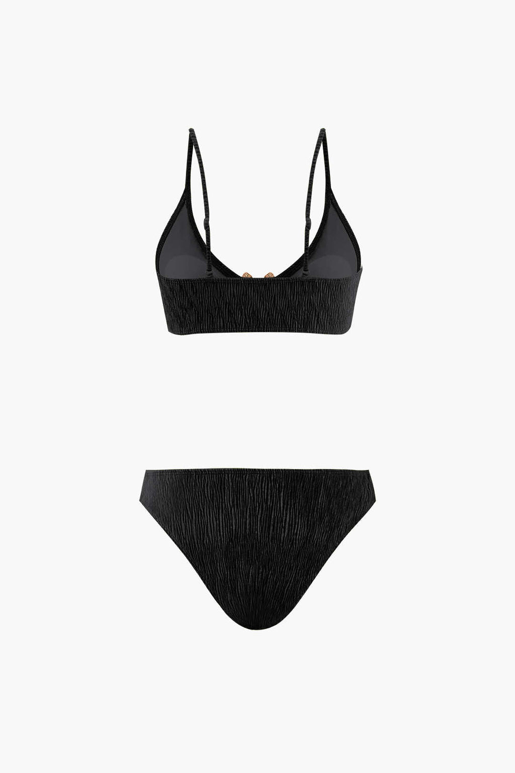 Pharıssa Yeşil Dokulu Bikini & Pareo Takımı