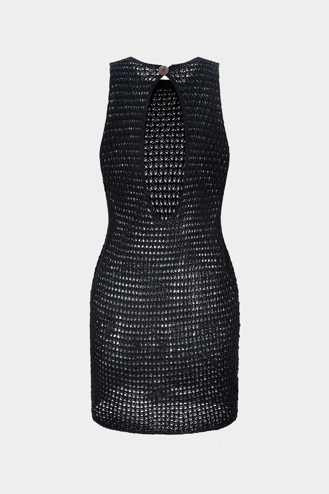 Pharıssa Noir Riviera Mesh Dress