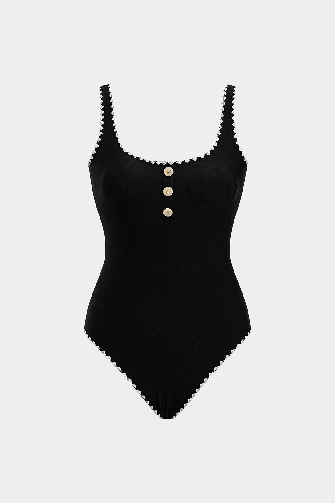 Pharıssa Contrast Stitching Swimsuit