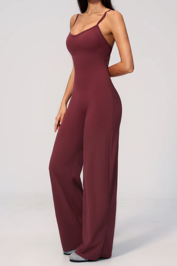 Pharıssa Ivory Flow Luxe Jumpsuit