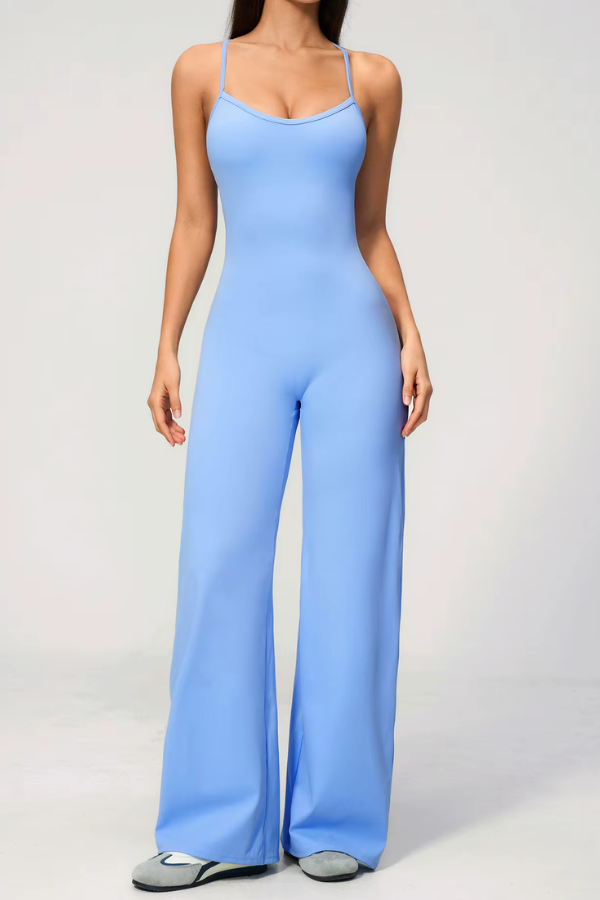 Pharıssa Ivory Flow Luxe Jumpsuit
