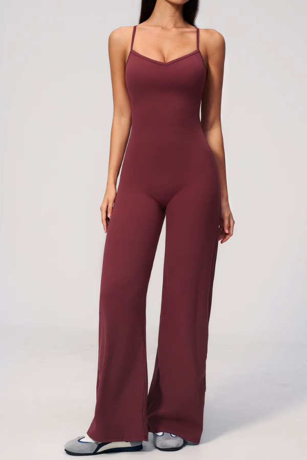 Pharıssa Ivory Flow Luxe Jumpsuit