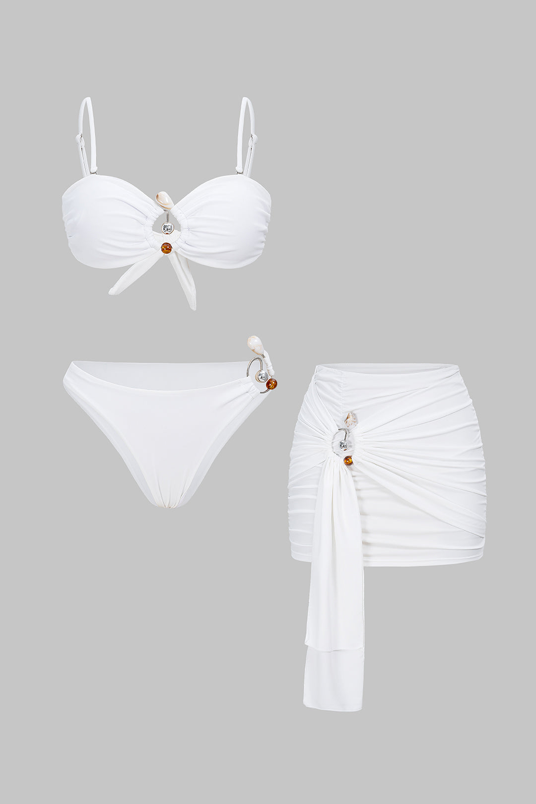 Pharıssa Pearl Coast Bikini & Pareo