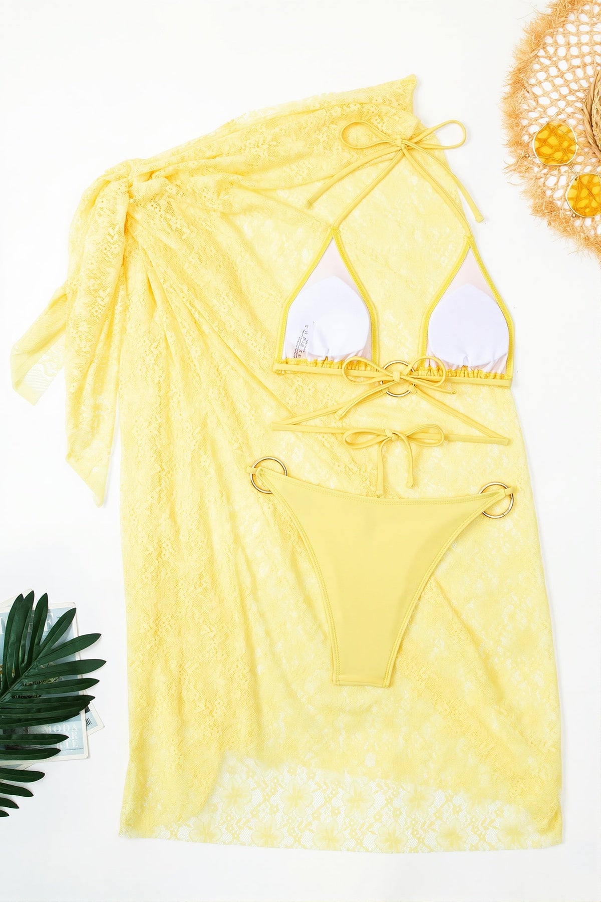 Pharıssa Bikini & Dantel Örtü Takımı