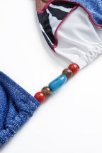 Pharıssa Patchwork Halter Bikini Takımı