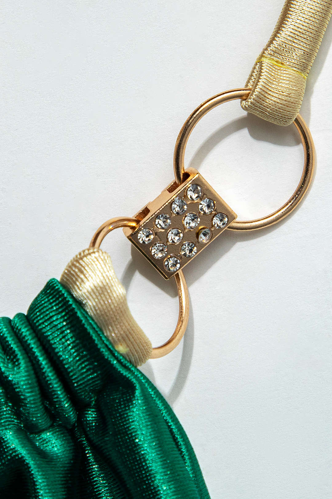 Pharıssa Gold Zümrüt Asimetrik Bikini