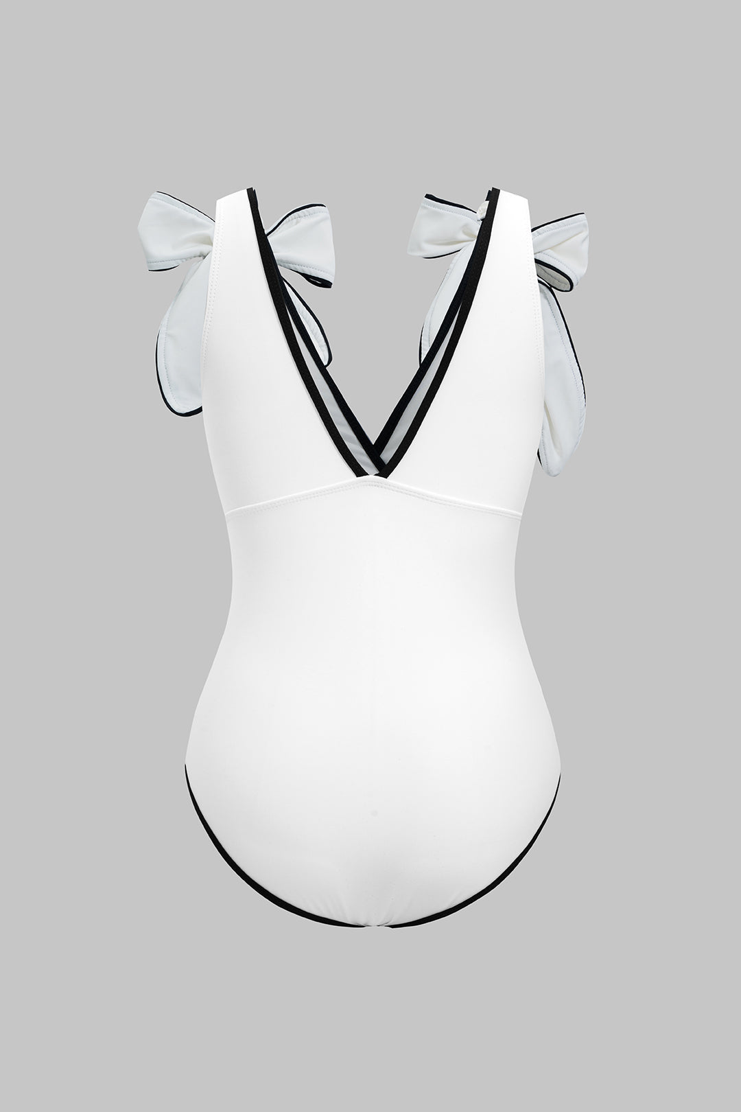 Pharıssa Contrast Trim Bow Swimsuit